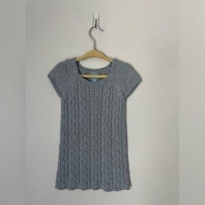 Baby Gap Gray Knit Sweater Dress Size 18-24 Months